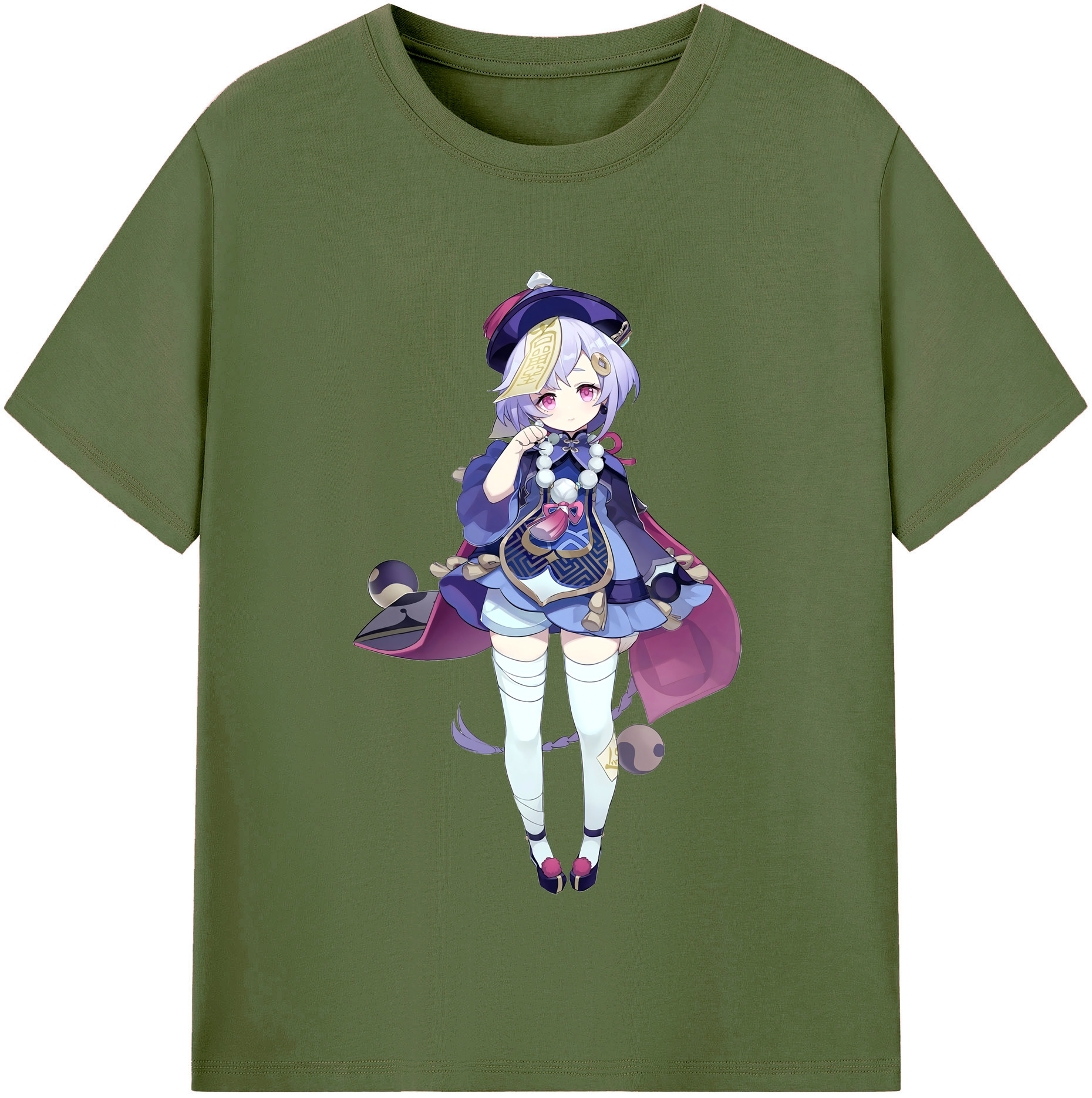 げんし神 七七 なな  genshin Nana 綿100％半袖Tシャツ（フロントプリント）